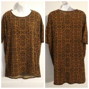 💜 LulaRoe Irma Hi Low Short Sleeve Printed Tunic